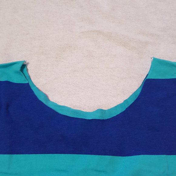 2/$20 Zumba Modified Cut Instructor Stripe Colourblock Shirt with Pocket - Picture 8 of 15